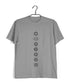 Sports Fitness Yoga 7 Chakras Minimal Custom Printed Graphic Design T-Shirt for Women